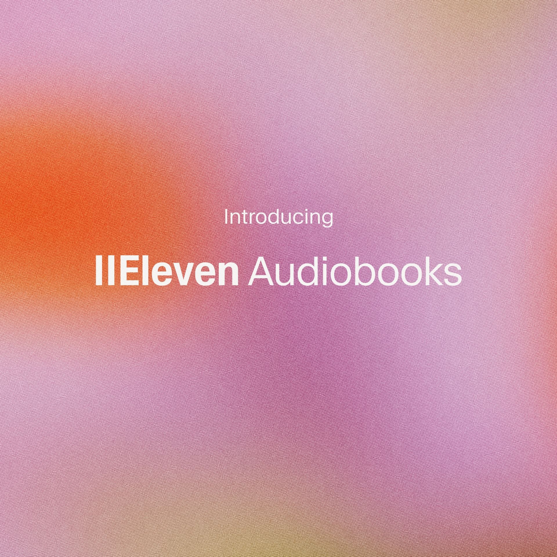 Eleven Audiobooks UI Screenshot