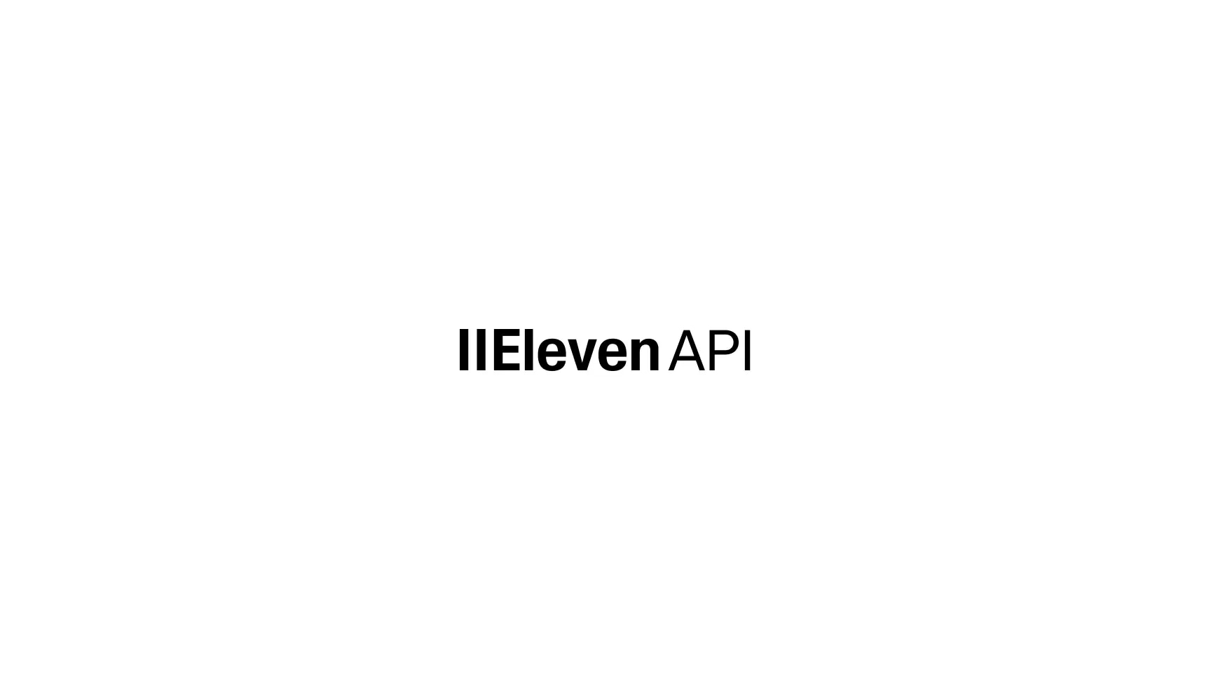 ElevenAPI Official Logo