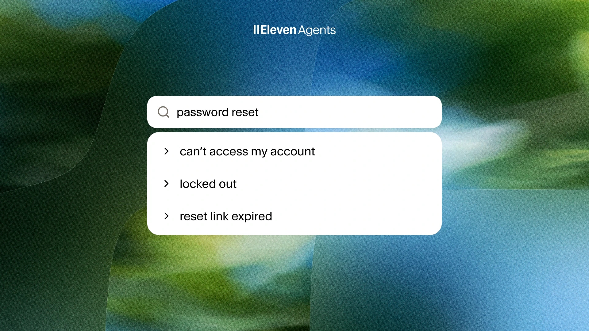Password reset help options: can't access account, locked out, reset link expired.