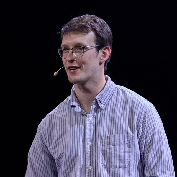 Alex Holt on stage